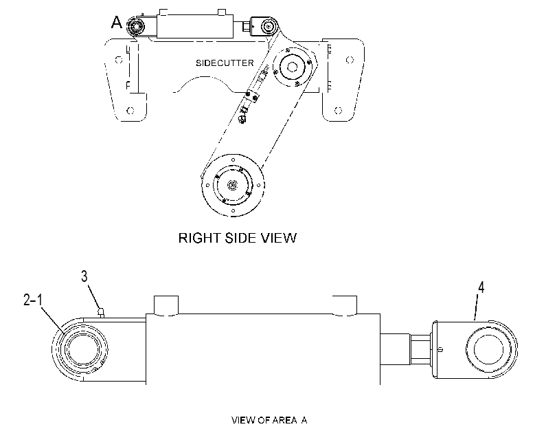 CYLINDER GP-SIDECUTTER 3891236 CAT