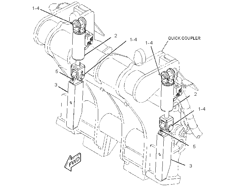 CYLINDER & MTG GP-COUPLER 3382730 CAT