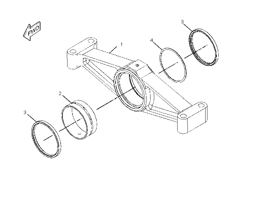 TRUNNION GP-AXLE 3941677 CAT