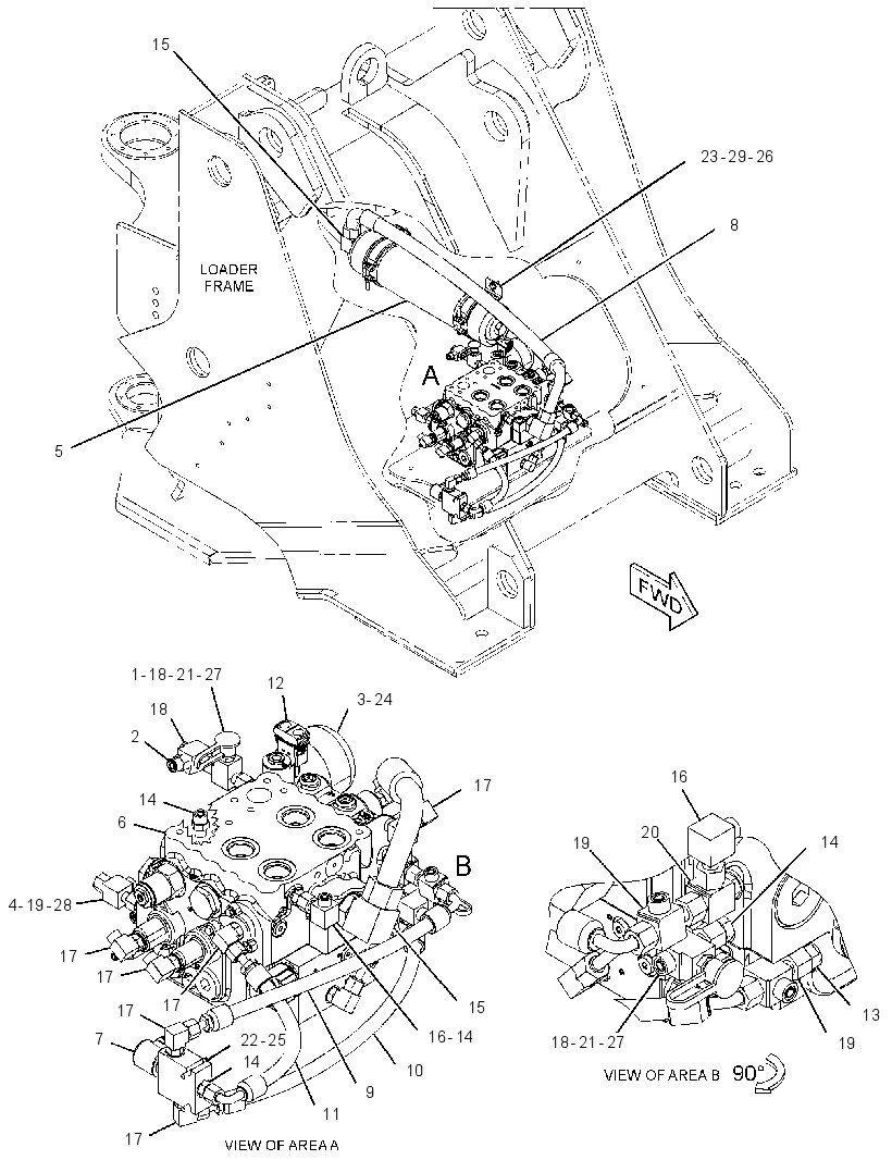 VALVE & MTG GP-HYDRAULIC 3905903 CAT