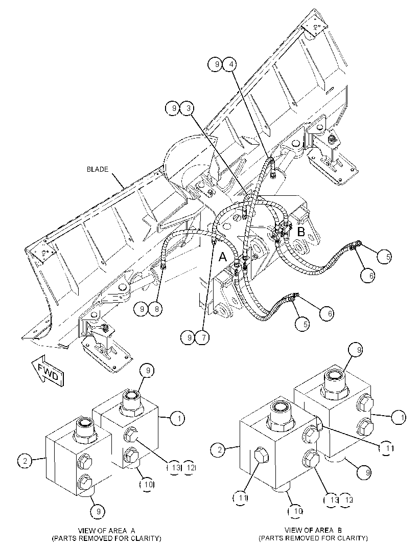LINES GP-BLADE 4443914 CAT