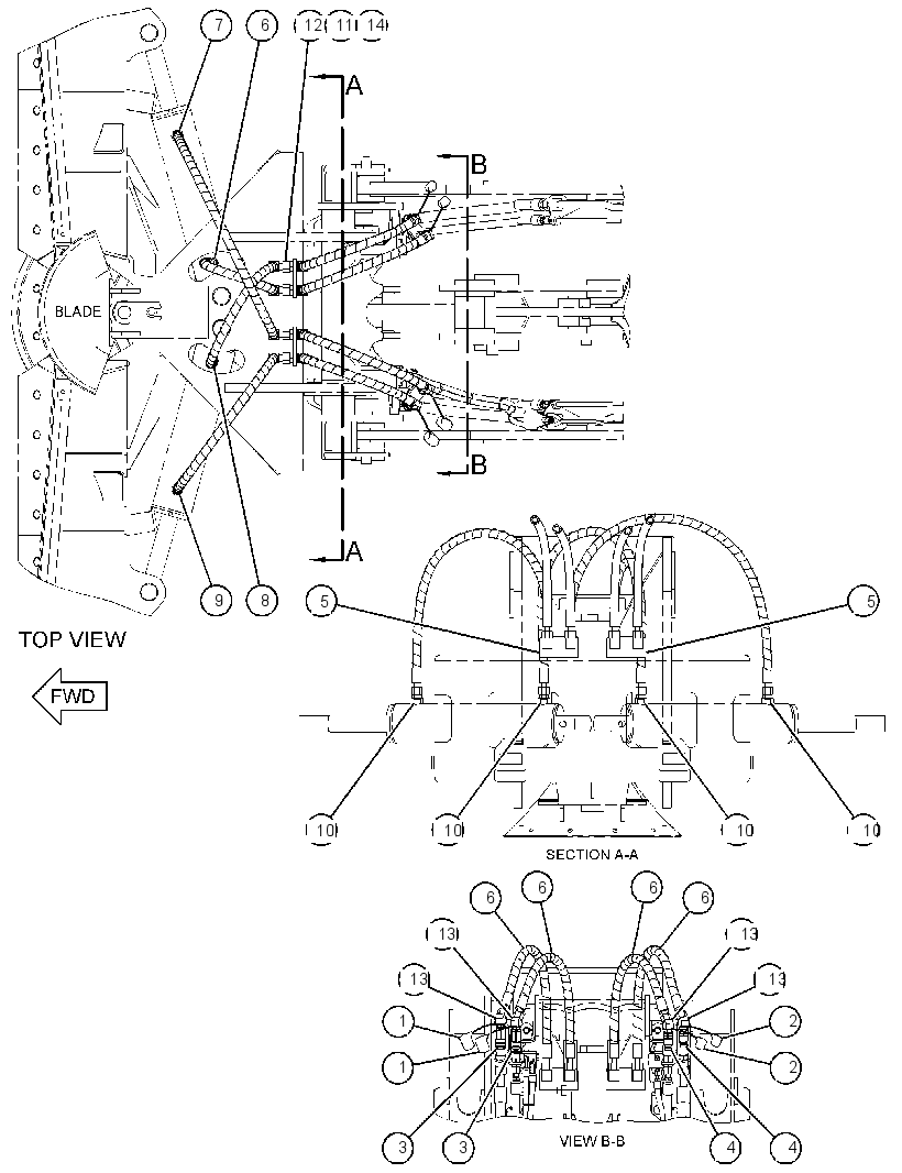 LINES GP-BLADE 4443915 CAT