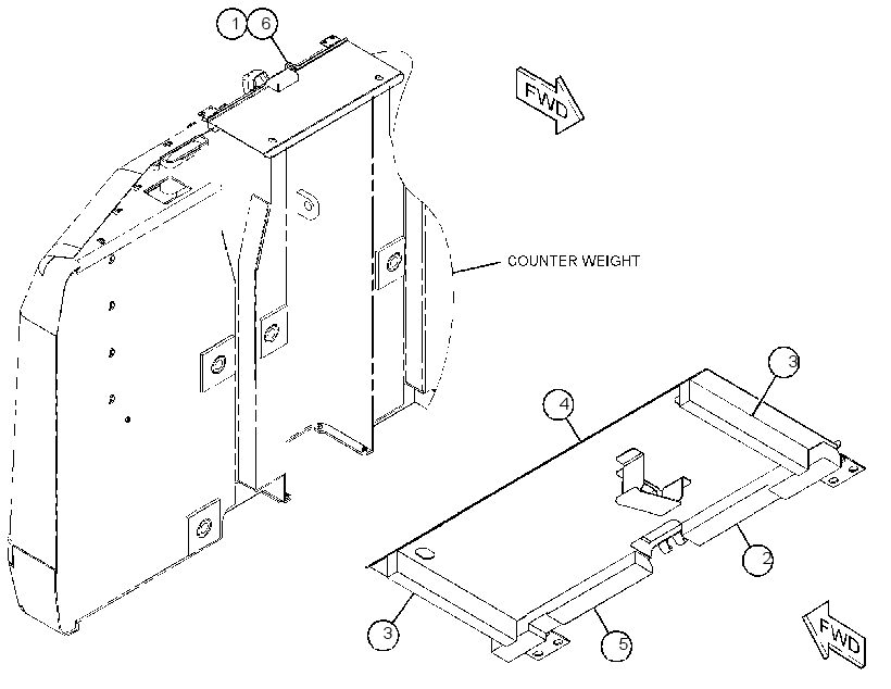 COVER AS-ACCESS 3968522 CAT