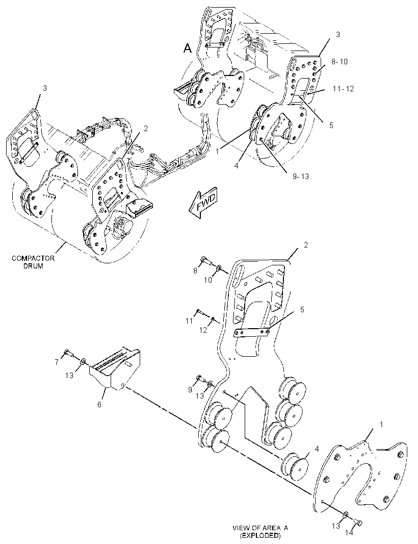 SUPPORT GP-DRUM 3440409 CAT