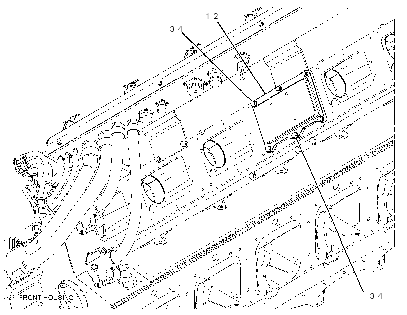 Крышка распредвала 4321158 CAT