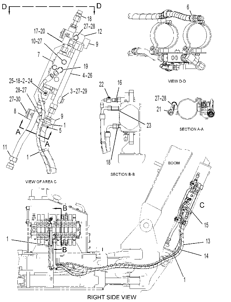 LINES GP-BOOM CHECK VALVE 3778865 CAT