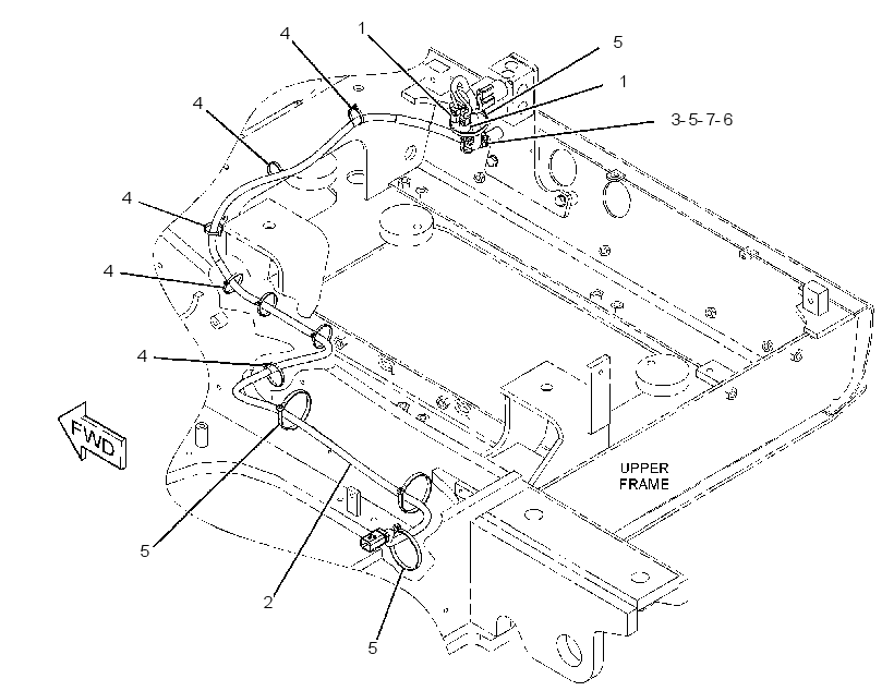 WIRING GP-GRAPPLE CONTROL 3830646 CAT