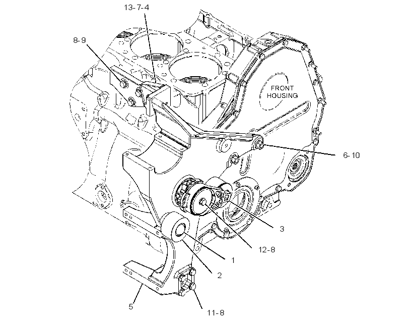 MOUNTING GP-BELT TENSIONER 4336738 CAT