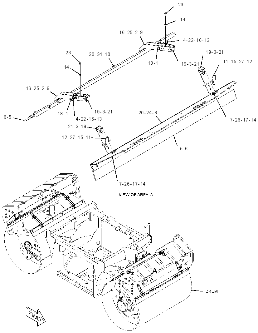 SCRAPER GP-DRUM 3528288 CAT