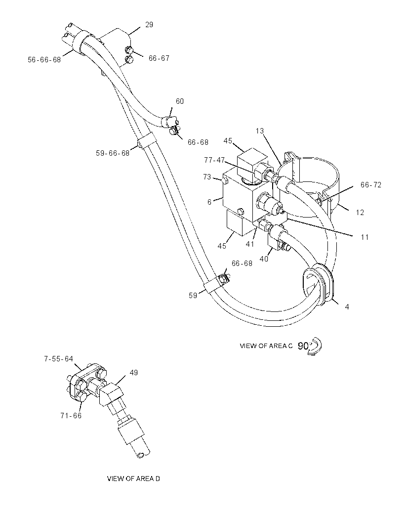 LINES GP-REAR ATTACHMENT 3816038 CAT