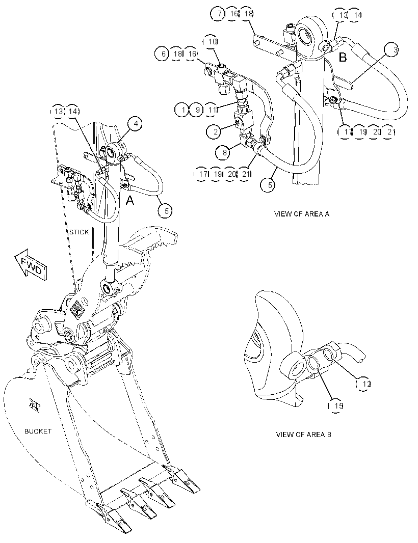 CYLINDER & LINES GP-THUMB 3056780 CAT