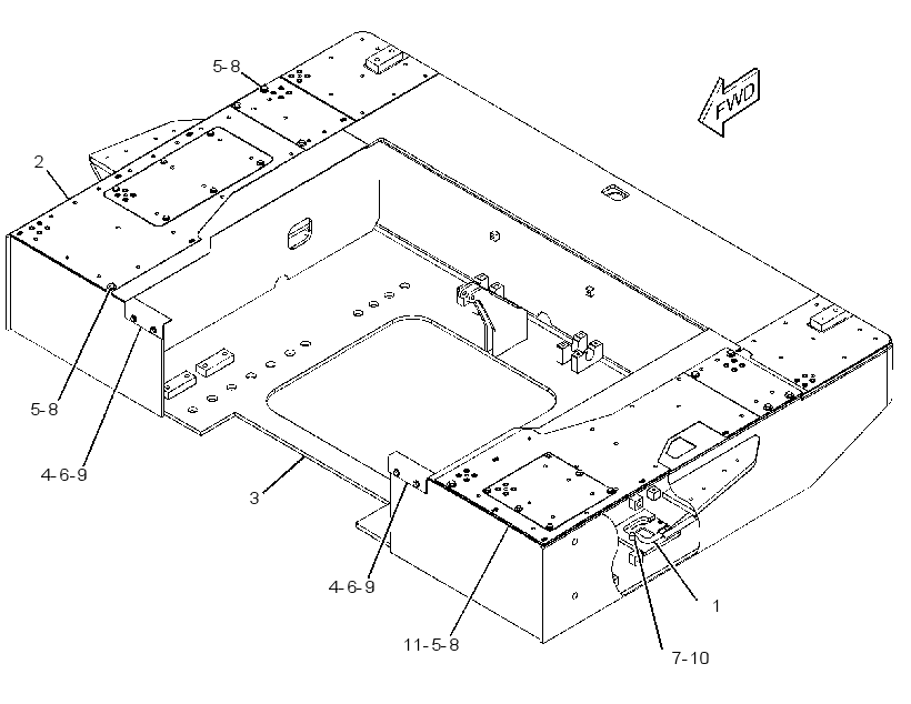 BUMPER GP-REAR 3475188 CAT