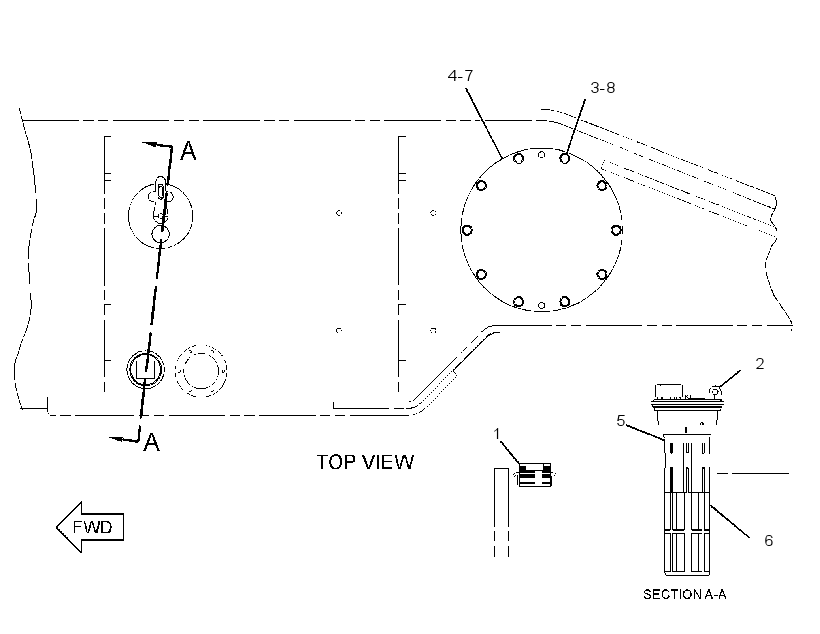 ADAPTER GP-FUEL FILL 2443611 CAT