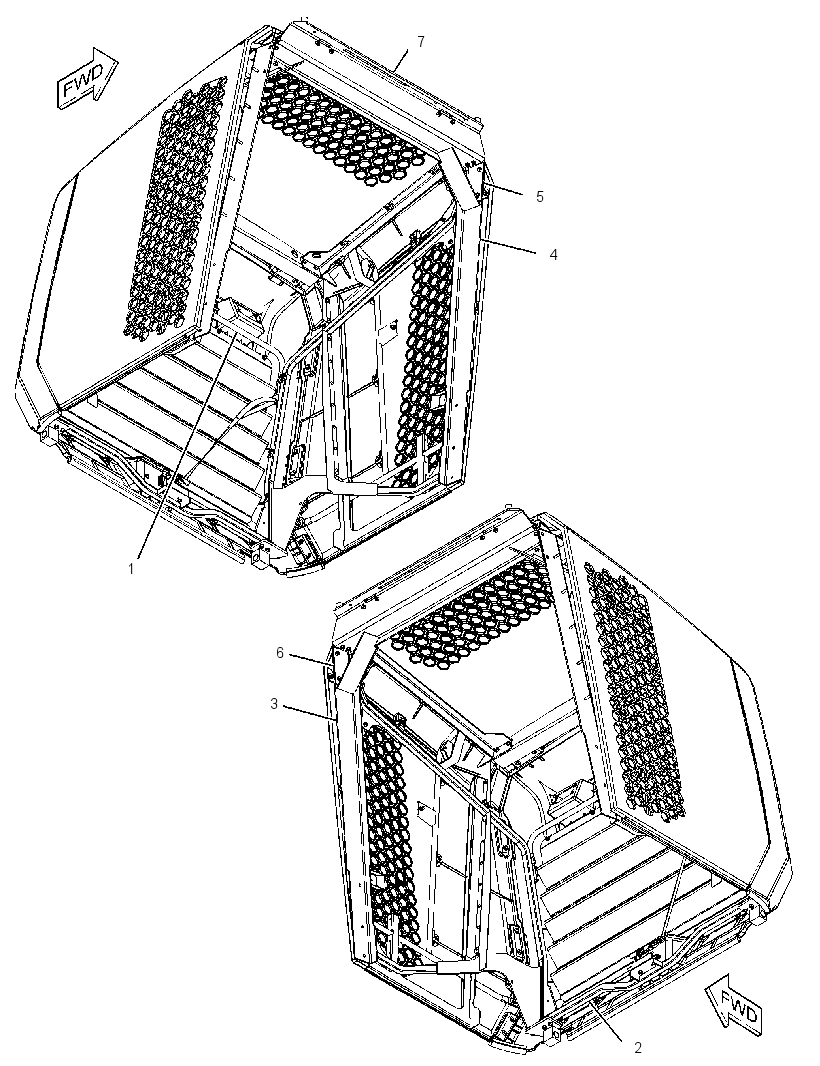 Опора капота 3690725 CAT