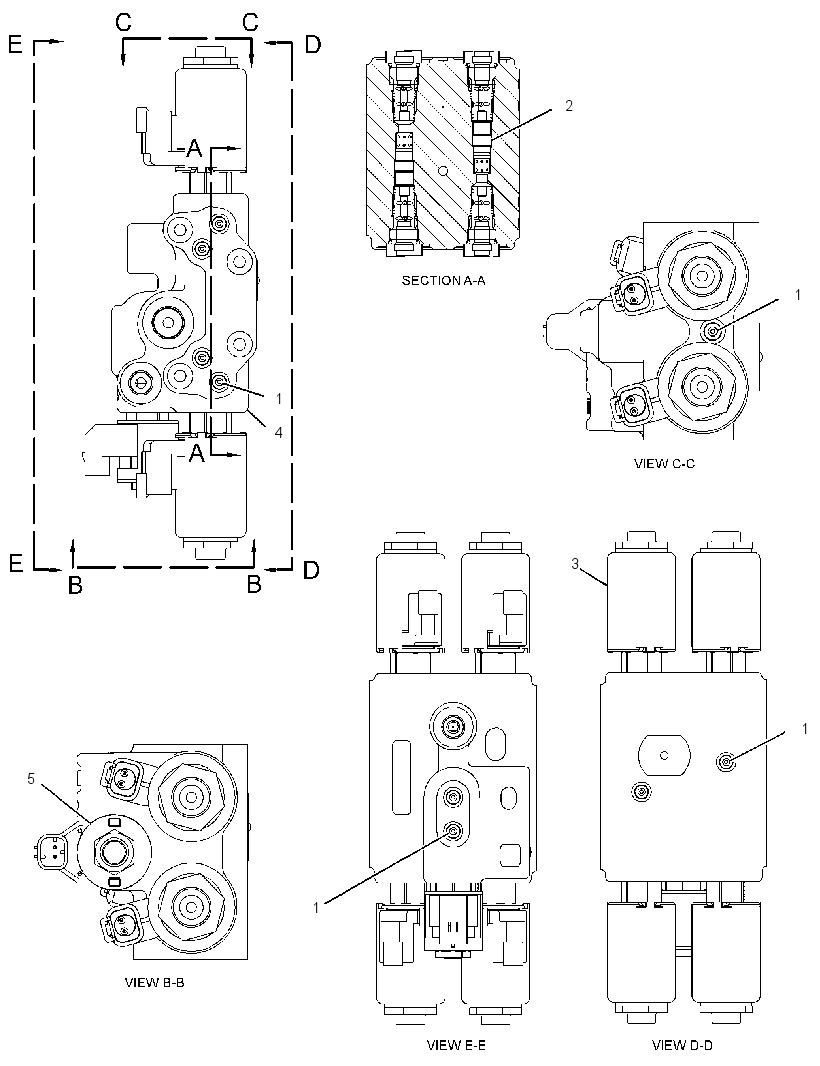MANIFOLD & SOLENOID GP-CONTROL 3281044 CAT