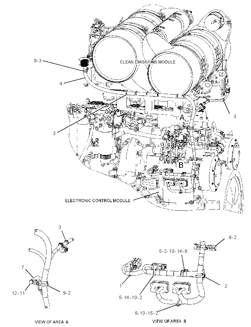 Проводка CEM 3927220 CAT