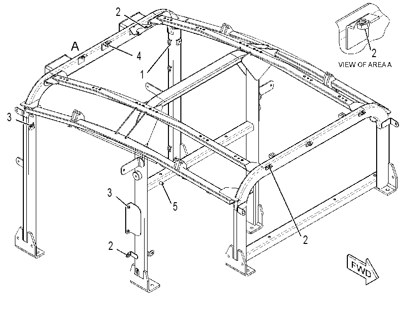 FRAME AS 3876200 CAT