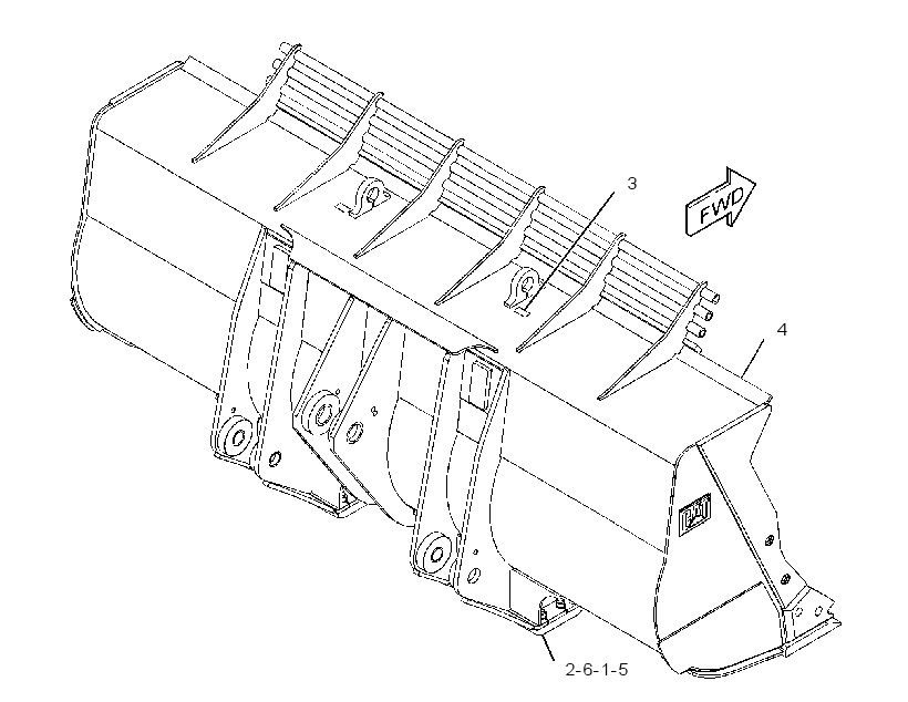 BUCKET GP-HEAVY DUTY ROCK 4176002 CAT