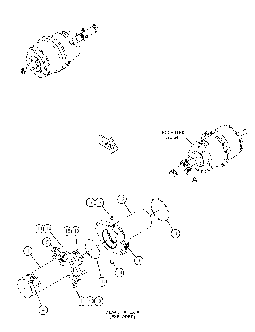 CYLINDER & MOUNTING GP 3560927 CAT