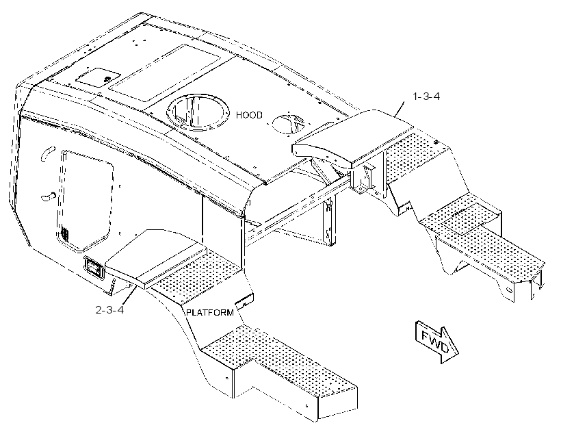 FENDER & MOUNTING GP 4157735 CAT