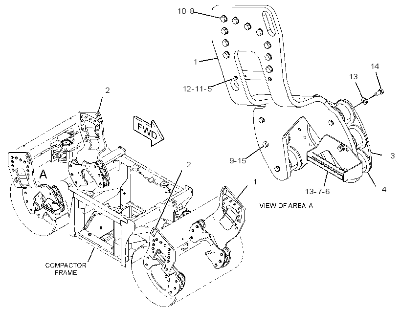 SUPPORT GP-DRUM 3561654 CAT