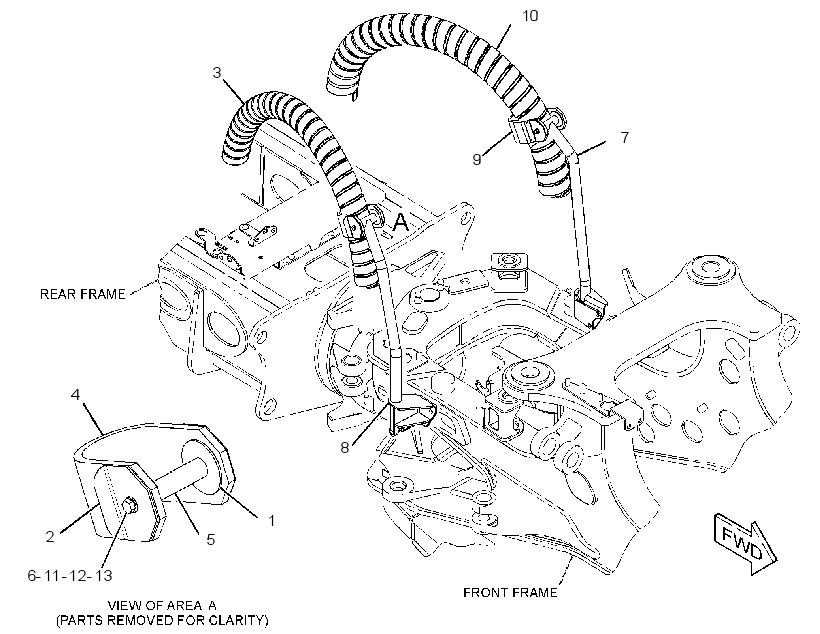 SUPPORT GP-HITCH LINES 3572050 CAT