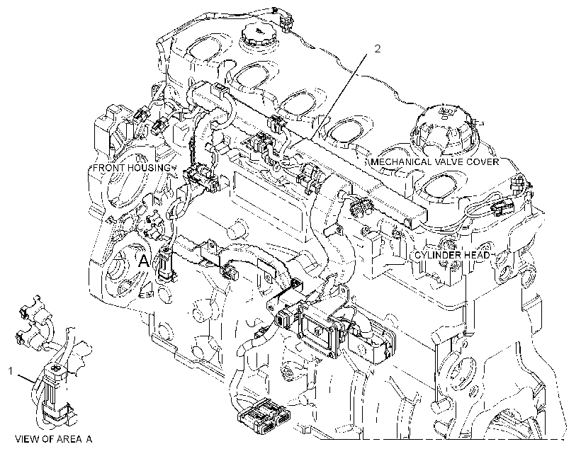 Проводка управления 4381120 CAT