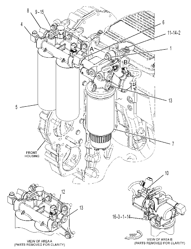 FILTER GP-SECONDARY FUEL 3639603 CAT