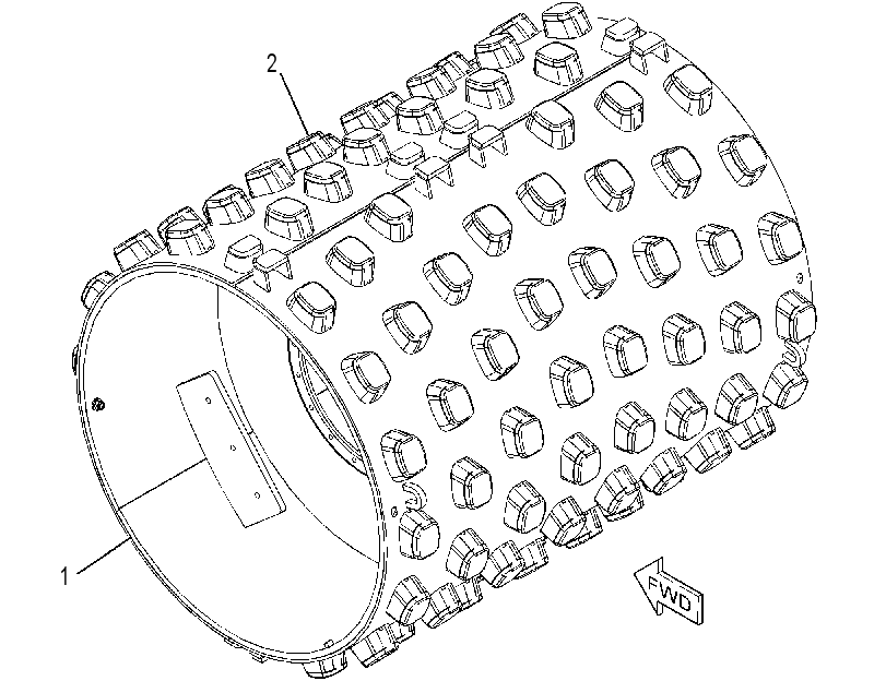 DRUM GP-COMPACTOR 4390769 CAT