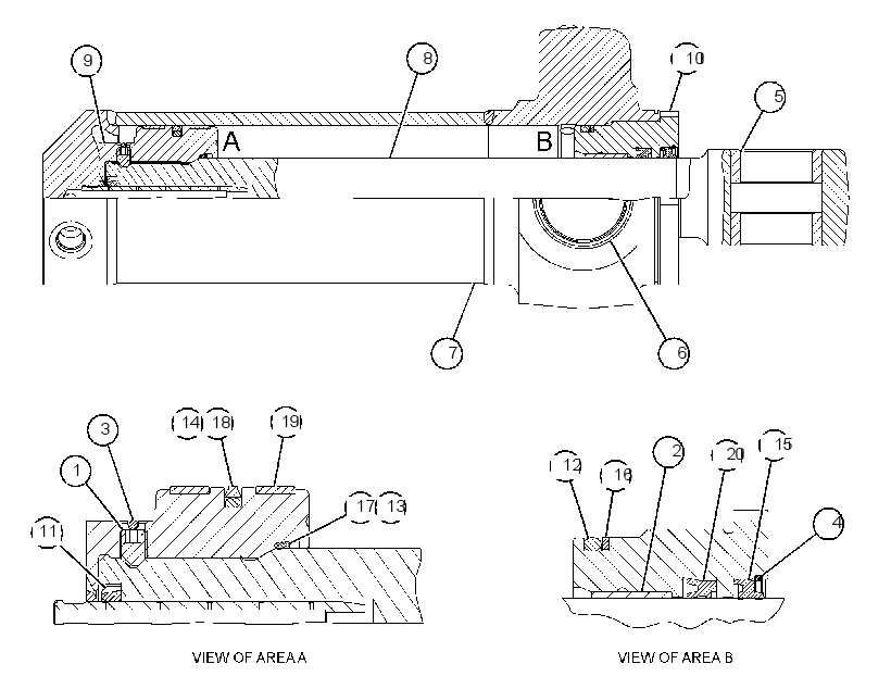 CYLINDER GP-SWING 3197198 CAT