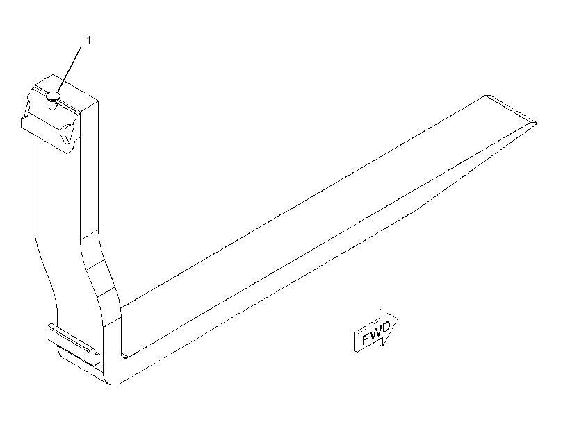 Вилы паллетные 3603354 CAT