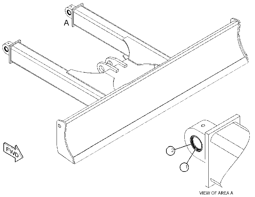 BLADE & BEARING AS 4252826 CAT