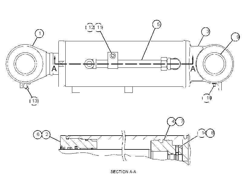 CYLINDER GP-BLADE 3882913 CAT