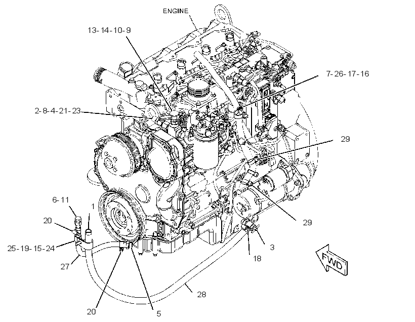 SERVICE GP-ENGINE 3837238 CAT