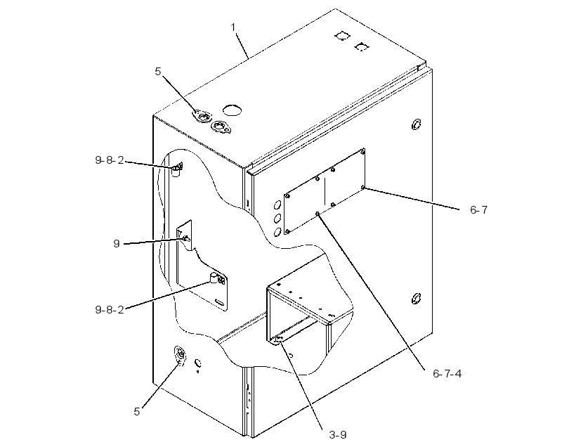 CABINET GP-CONTROL 3834421 CAT