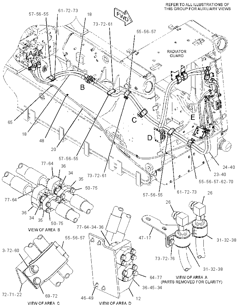 LINES GP-DUMP CYLINDER 3402091 CAT