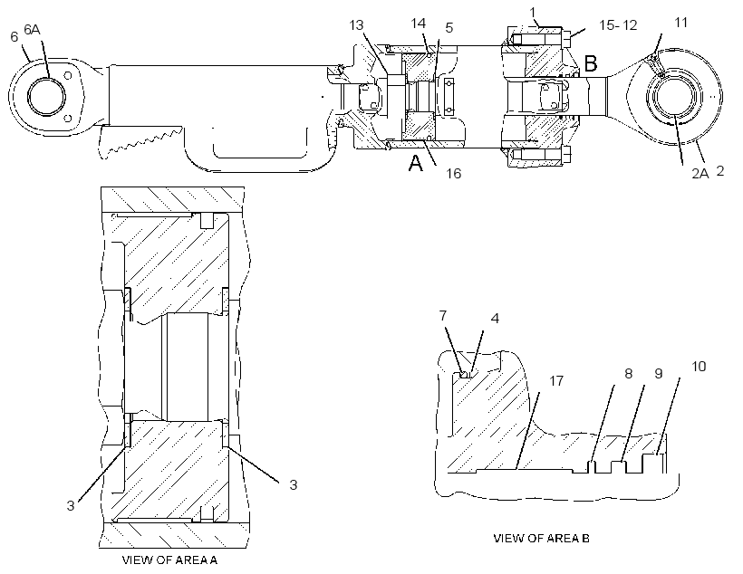 CYLINDER GP-DUAL TILT 3742279 CAT