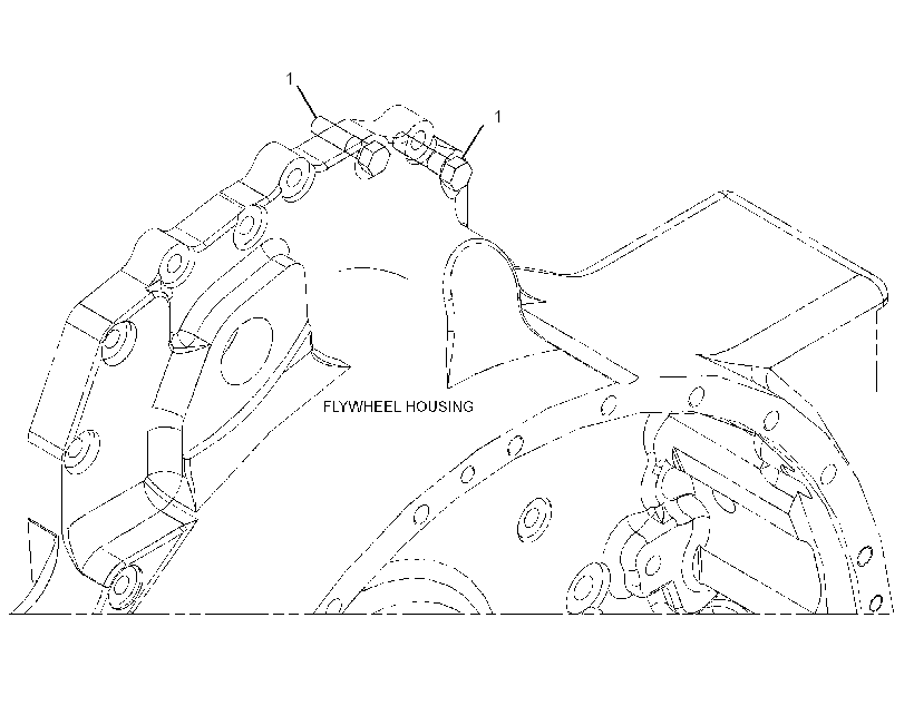 FASTENER GP-FLYWHEEL HOUSING 4355716 CAT