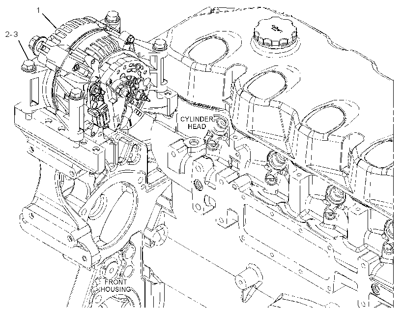 Генератор зарядный 4389635 CAT