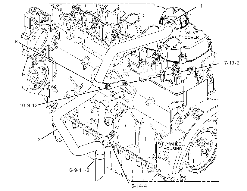 Система отвода газов 4155582 CAT