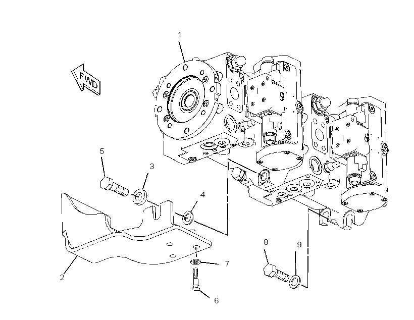 PUMP & MTG GP-POWER TRAIN 2692001 CAT