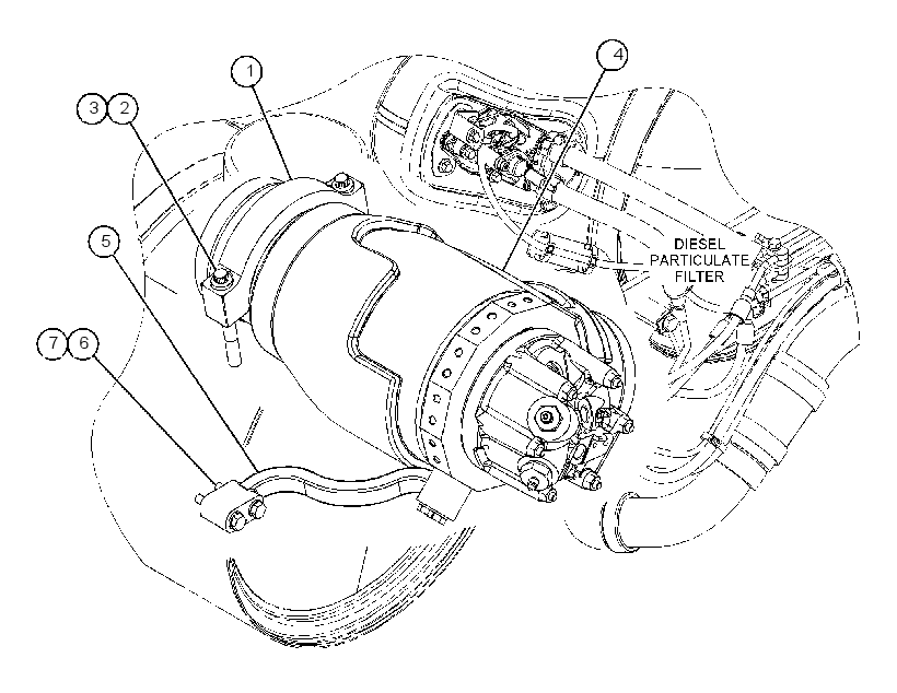 COMBUSTION & MTG GP-EXHAUST 3712277 CAT