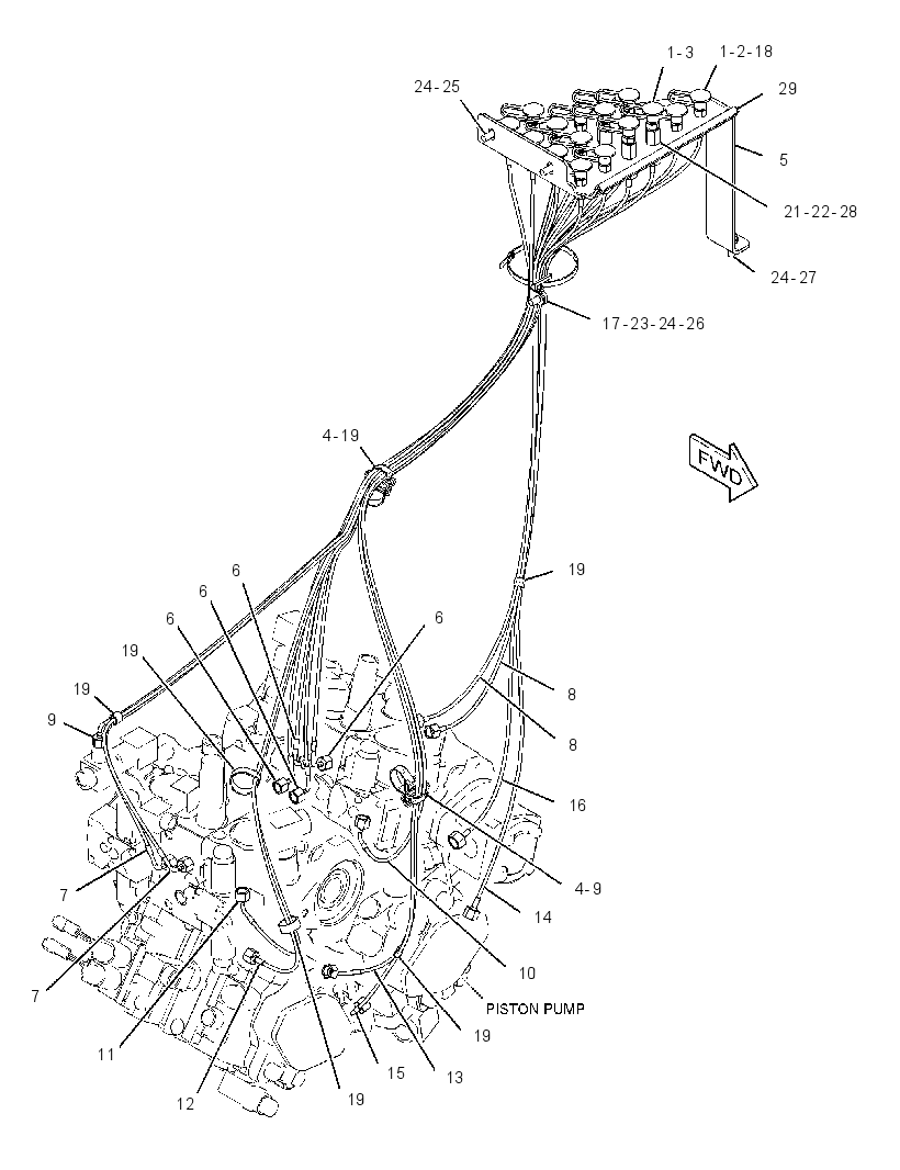 LINES GP-PRESSURE TEST 3362034 CAT