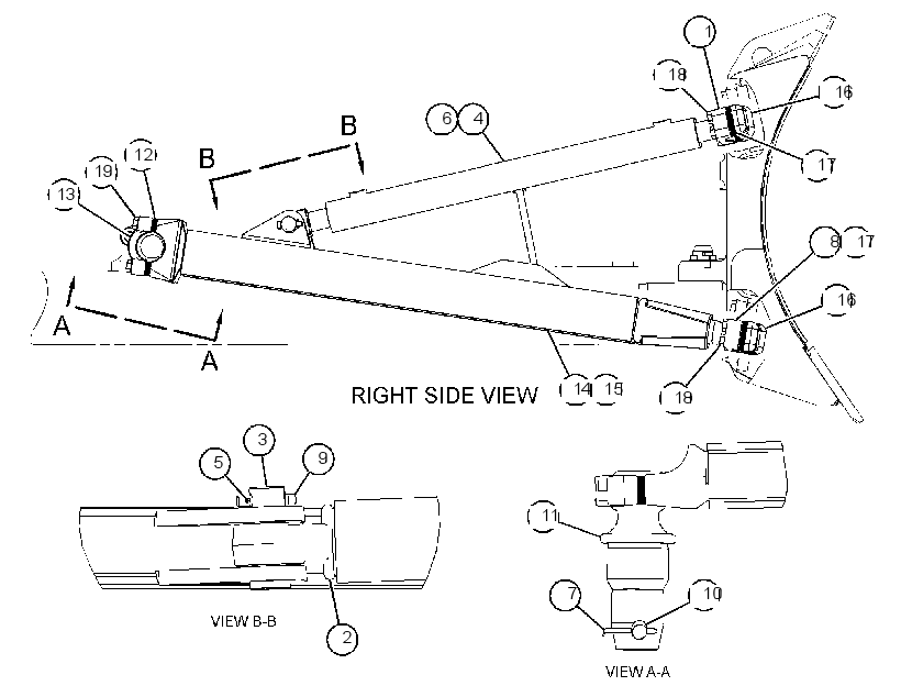 BRACE GP-BULLDOZER 4319791 CAT