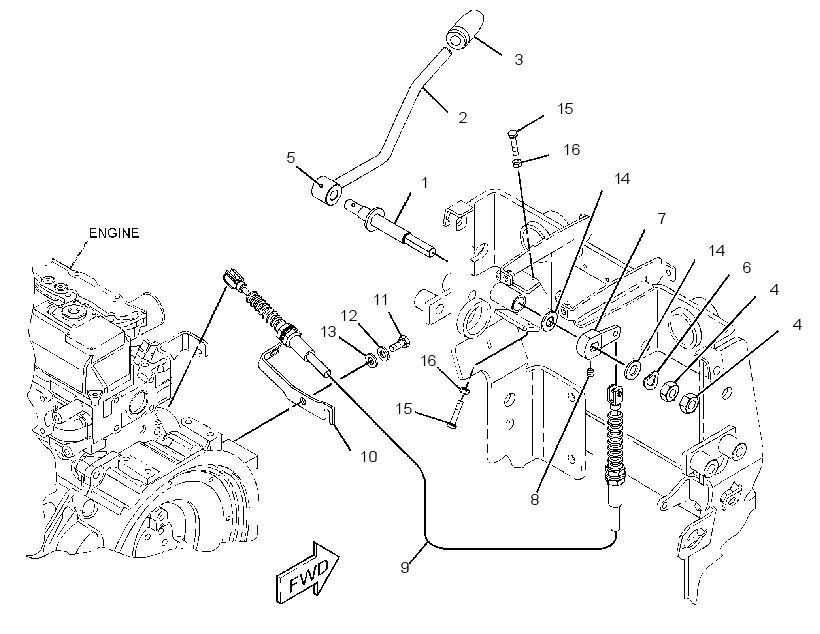 CONTROL GP-THROTTLE 3721152 CAT