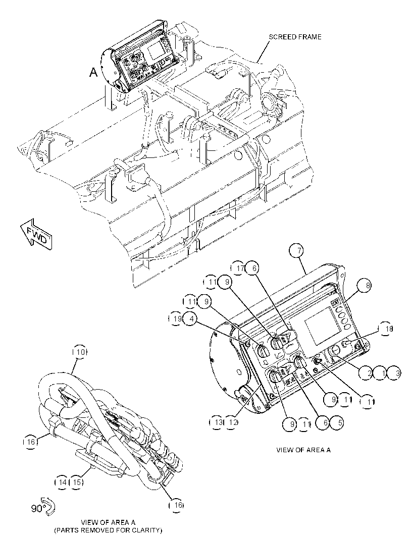 BOX GP-SCREED CONTROL 3832078 CAT