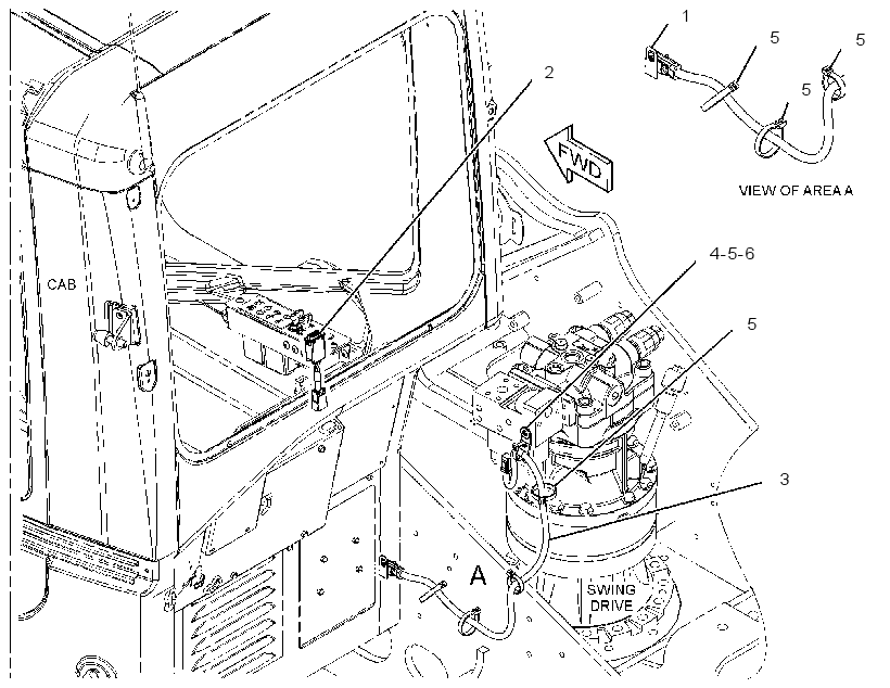 WIRING GP-FINE SWING 4193336 CAT