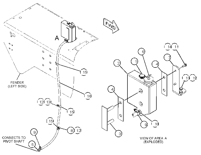 LUBRICATION GP-PIVOT SHAFT 3596416 CAT