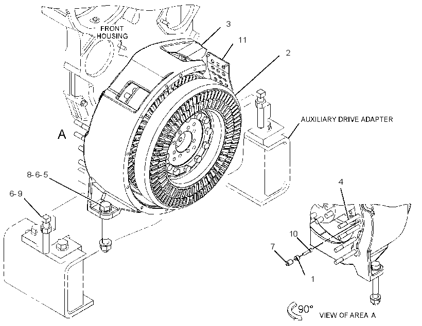 ADAPTER GP-DAMPER 4187737 CAT