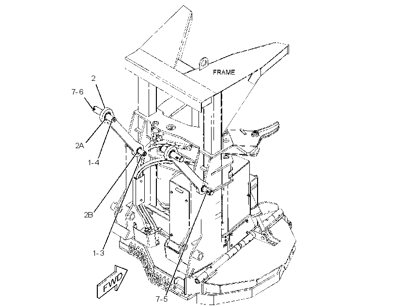 MOUNTING GP-FELLING HEAD 3861393 CAT